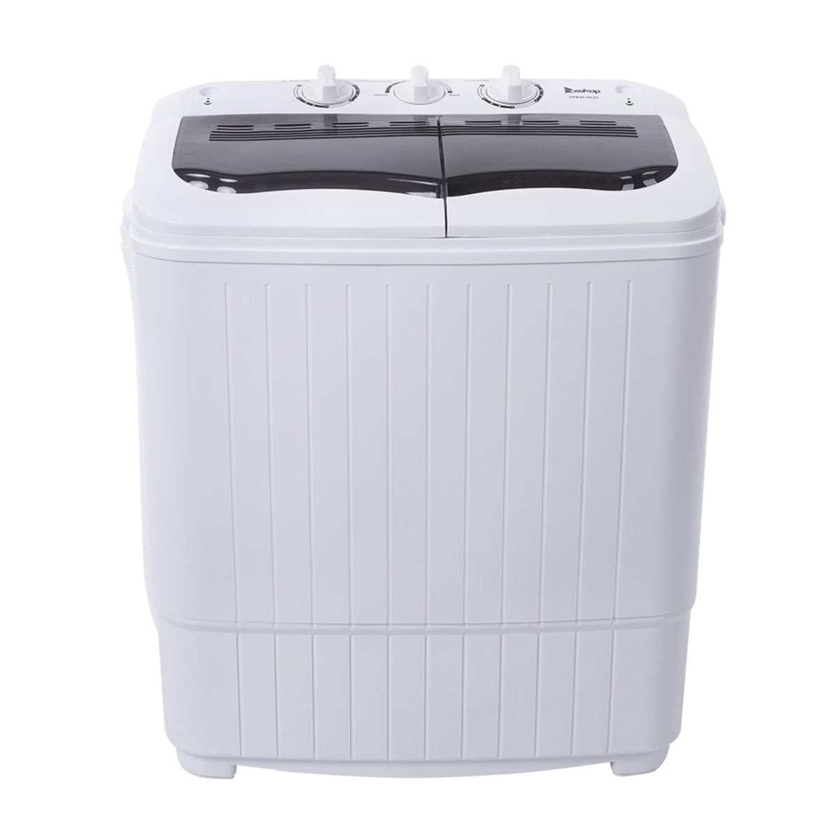 ZOKOP XPB35-188S 14.3lbs Semi-Automatic Washing Machine - Efficient, Compact Design for Apartments and Small Spaces - Gray Cover