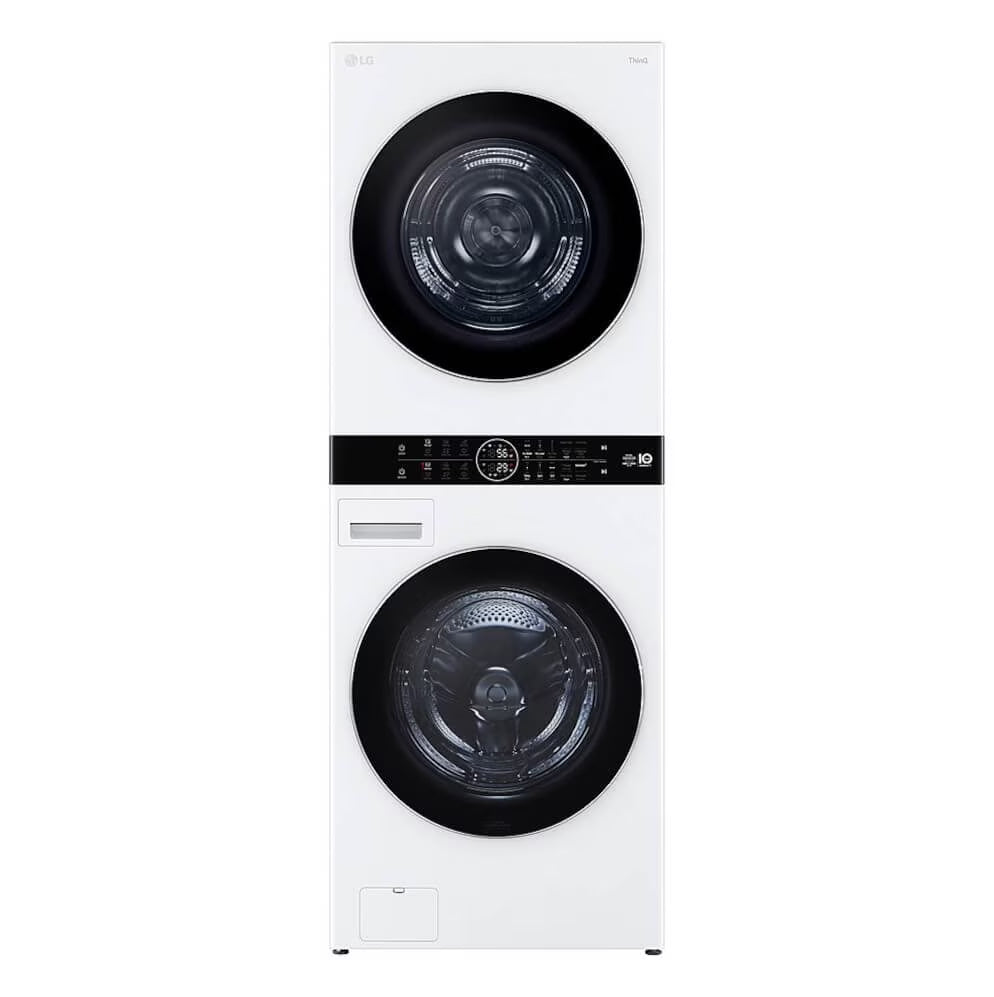 LG WKHC252HWA  27 Inch Electric Laundry Tower with 5 cu ft Front Load Washer