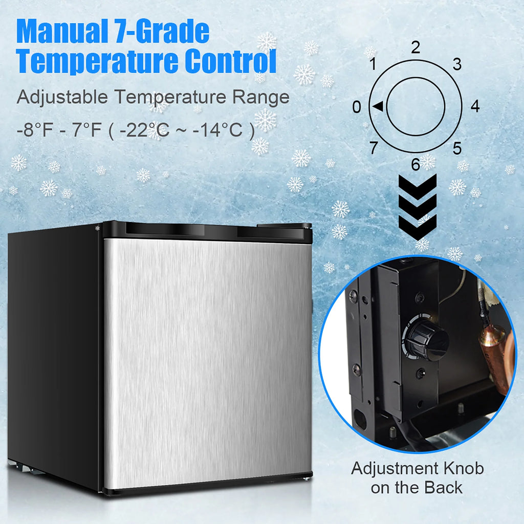 STAKOL 1.1 cu.ft. Compact Single Door Mini Upright Freezer ( Not sold to consumers located in California)