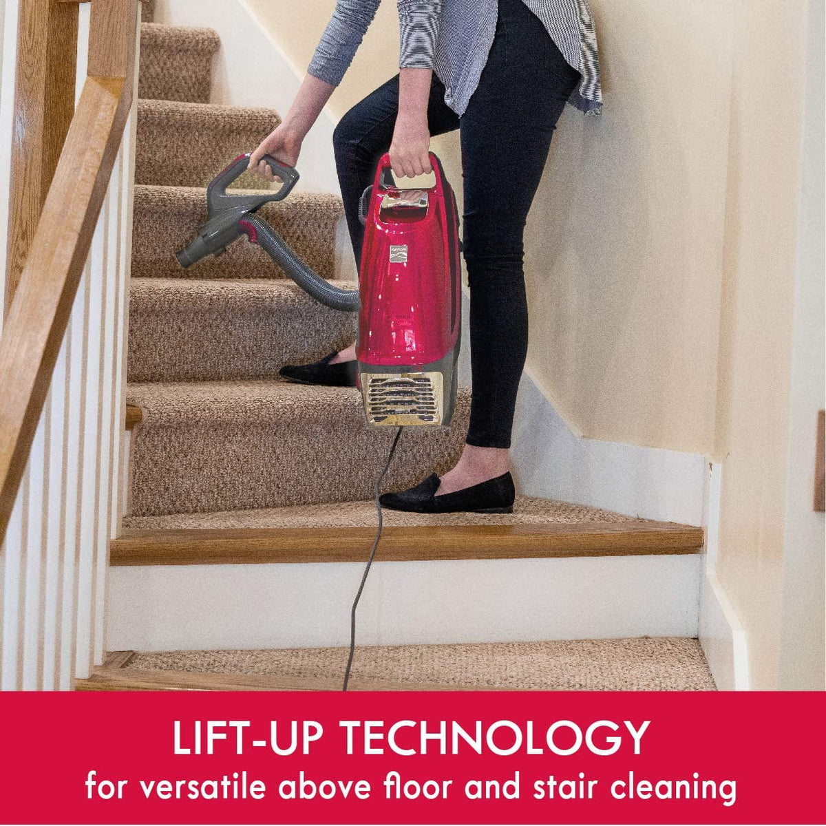 Kenmore Intuition BU4020 120 Volts Bagged Upright Vacuum, Red