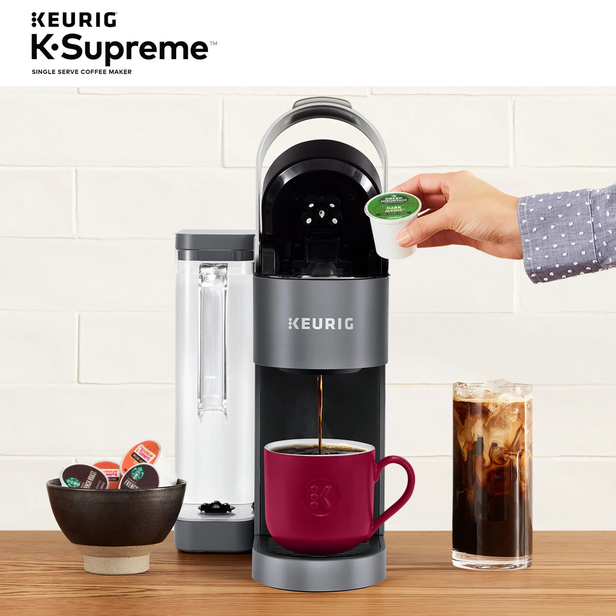 Keurig K-Supreme Black Single-Serve K-Cup Pod Coffee Maker