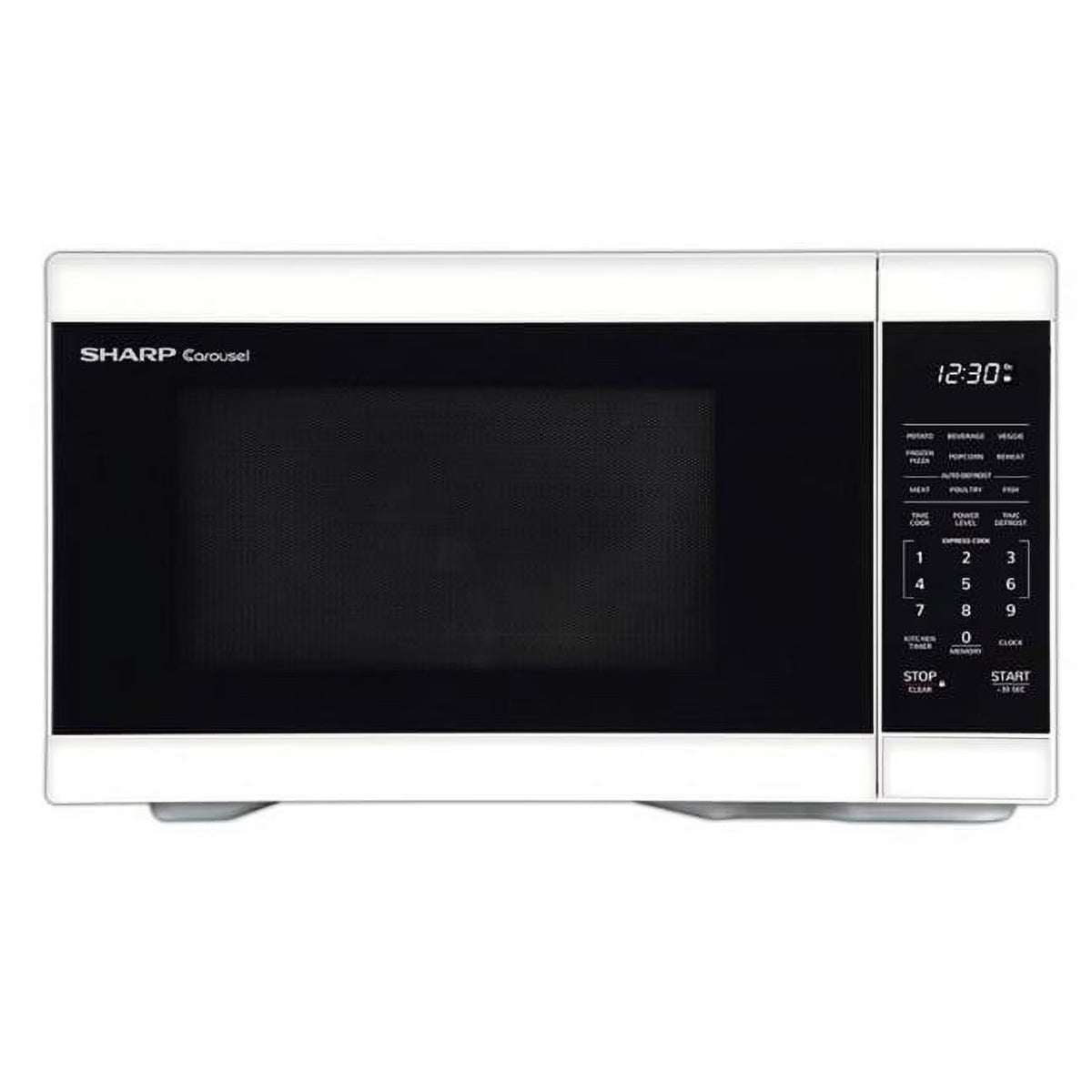 Sharp 1.1 cu. ft. 1000W Countertop Microwave Oven, Black