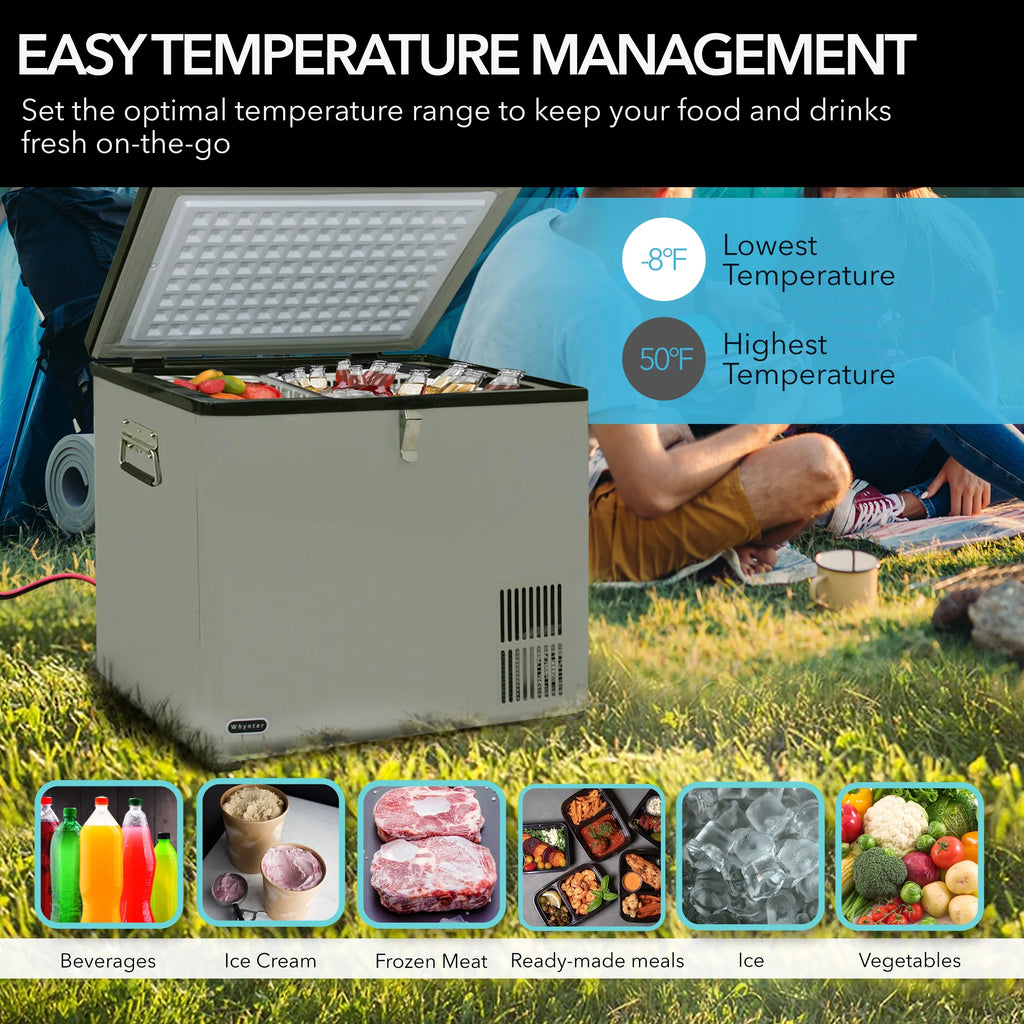Whynter 85 Quart Portable Fridge-Freezer