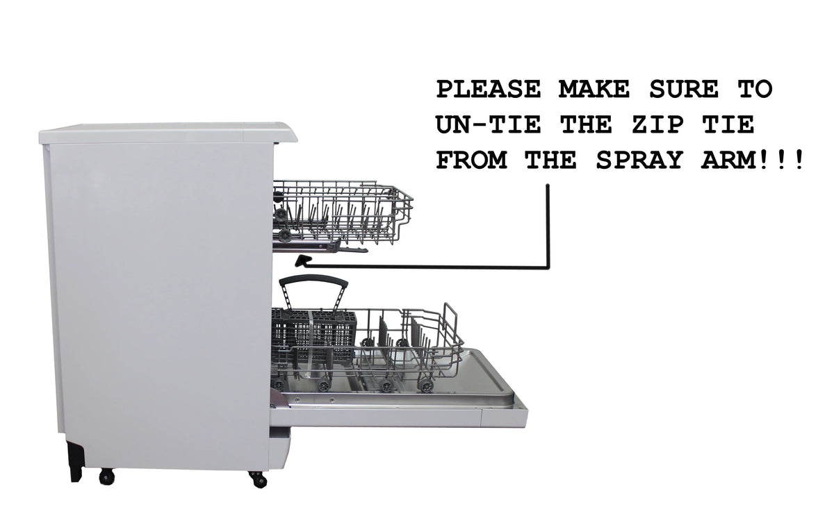 Sunpentown 18" Portable Dishwasher, Energy Star, Stainless Steel SD-9263SS