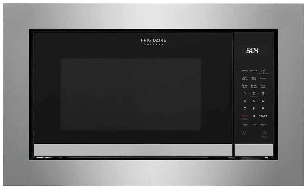 Frigidaire Gmbs3068b Gallery 25" Wide 2.2 Cu. Ft. 1100 Watt Built In Microwave - Stainless Trim Kit Sold Separately