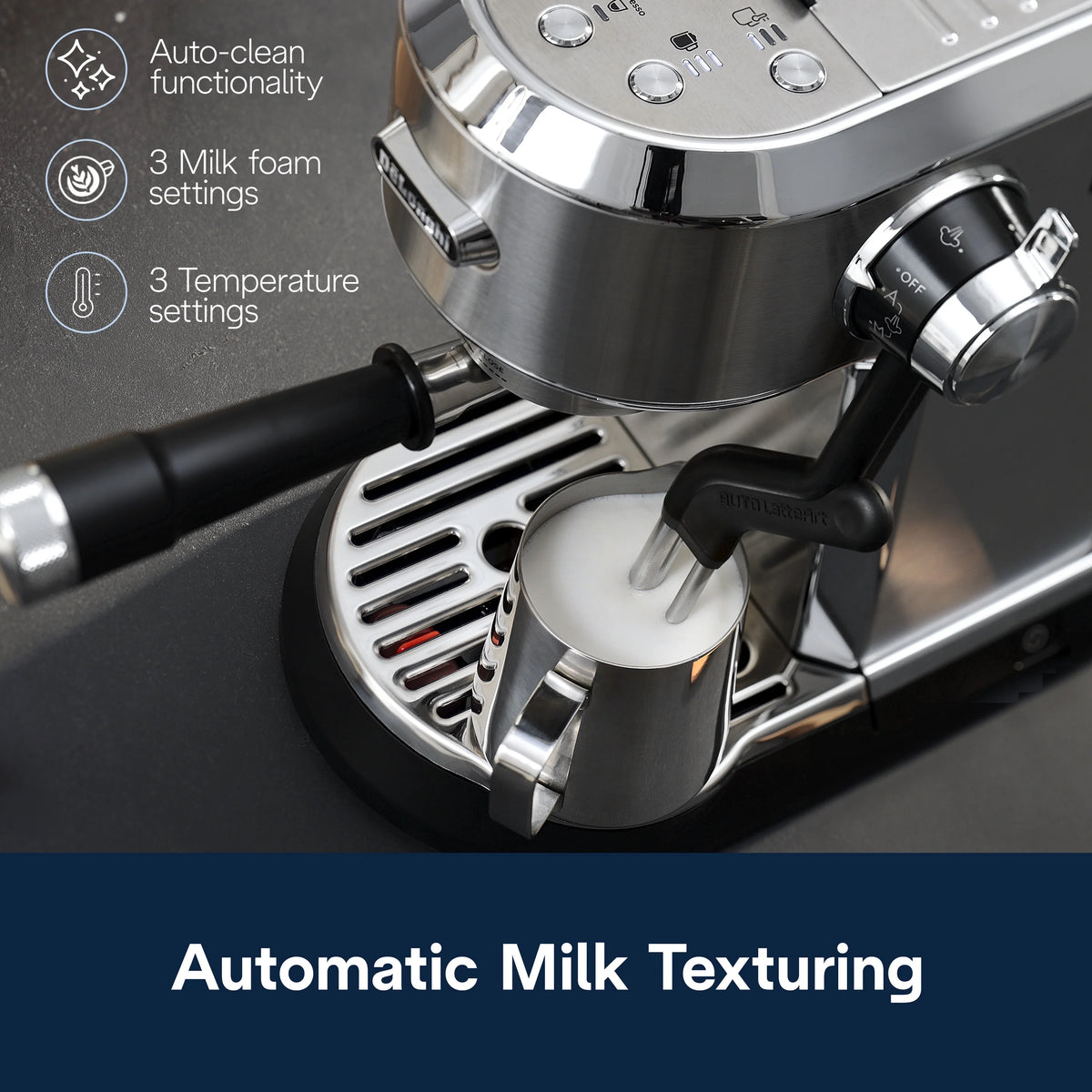 Delonghi  New Dedica Maestro Plus Espresso Machine with Automatic Steam Wand