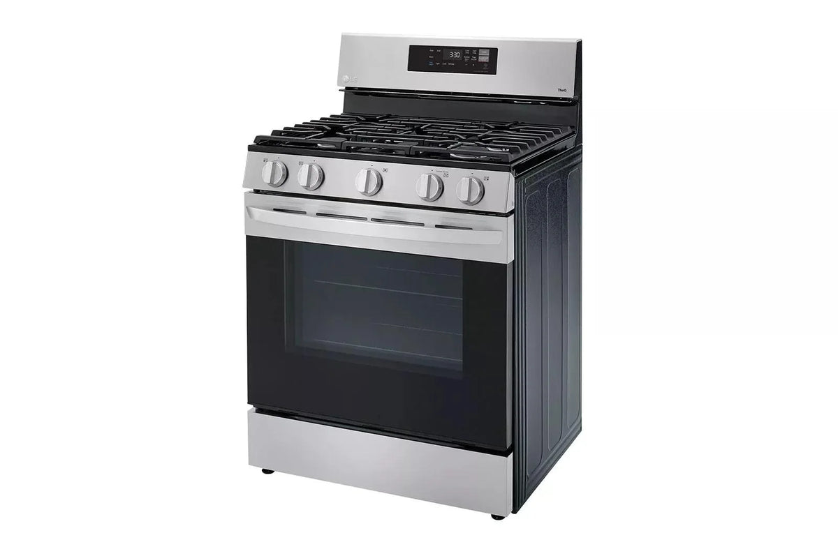 LG LRGL5821S 5.8 Cu.Ft. Freestanding Gas Range with EasyClean and WideView Window - Stainless Steel