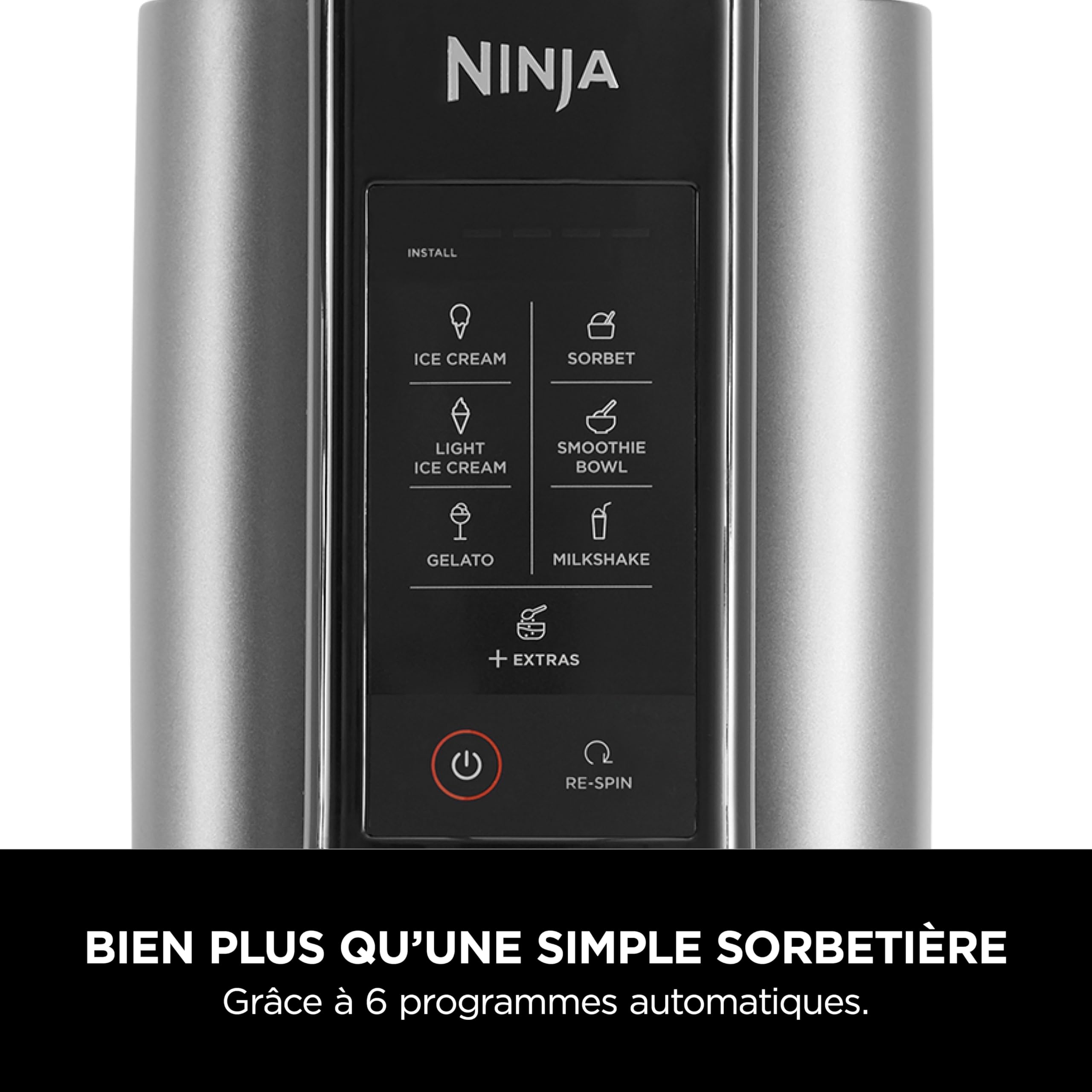 Ninja CREAMi machine à crème glacée et à desserts glacés NC302EU