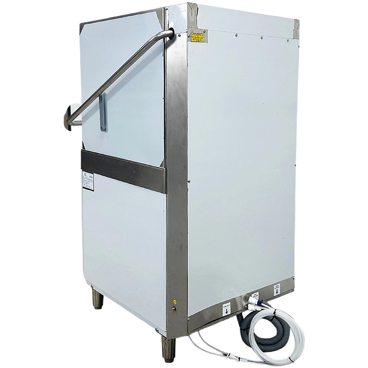 NSF 28 in. Single Rack Door Type Dishwasher, High Temp with Booster, 3-phrase 240V Freestanding Washer