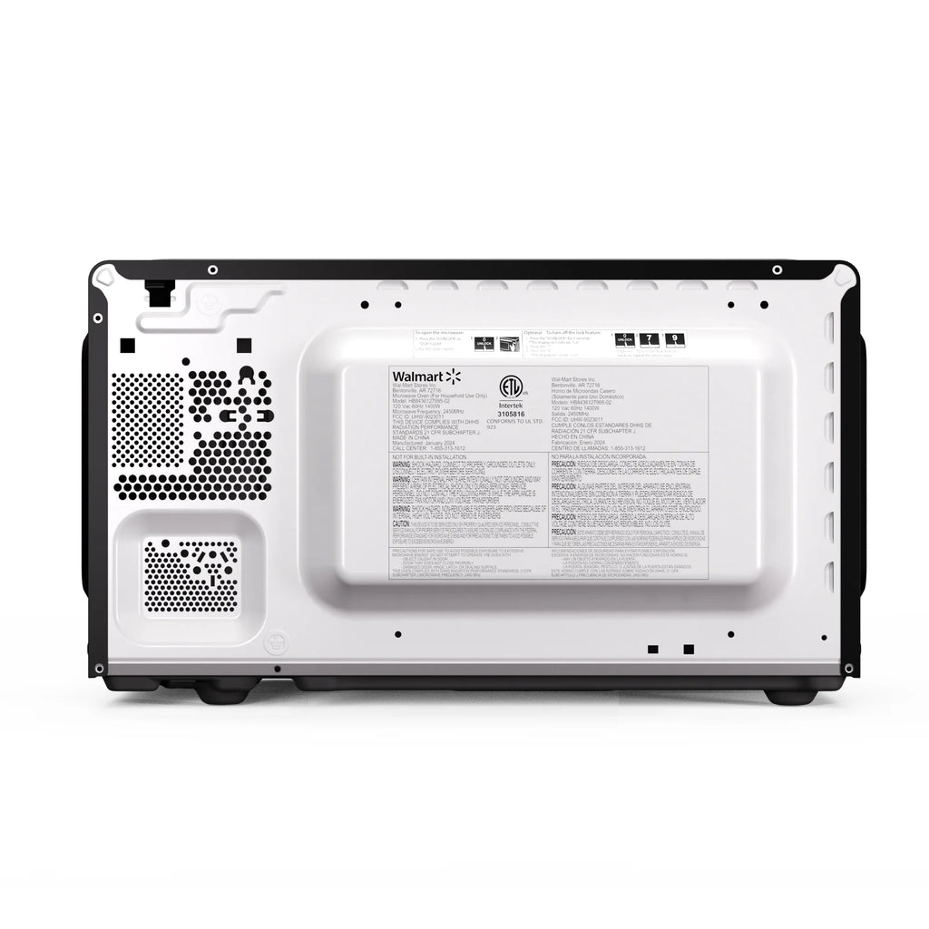 Hamilton Beach 0.9 Cu ft Countertop Microwave Oven, 900 Watts, Stainless Steel, New