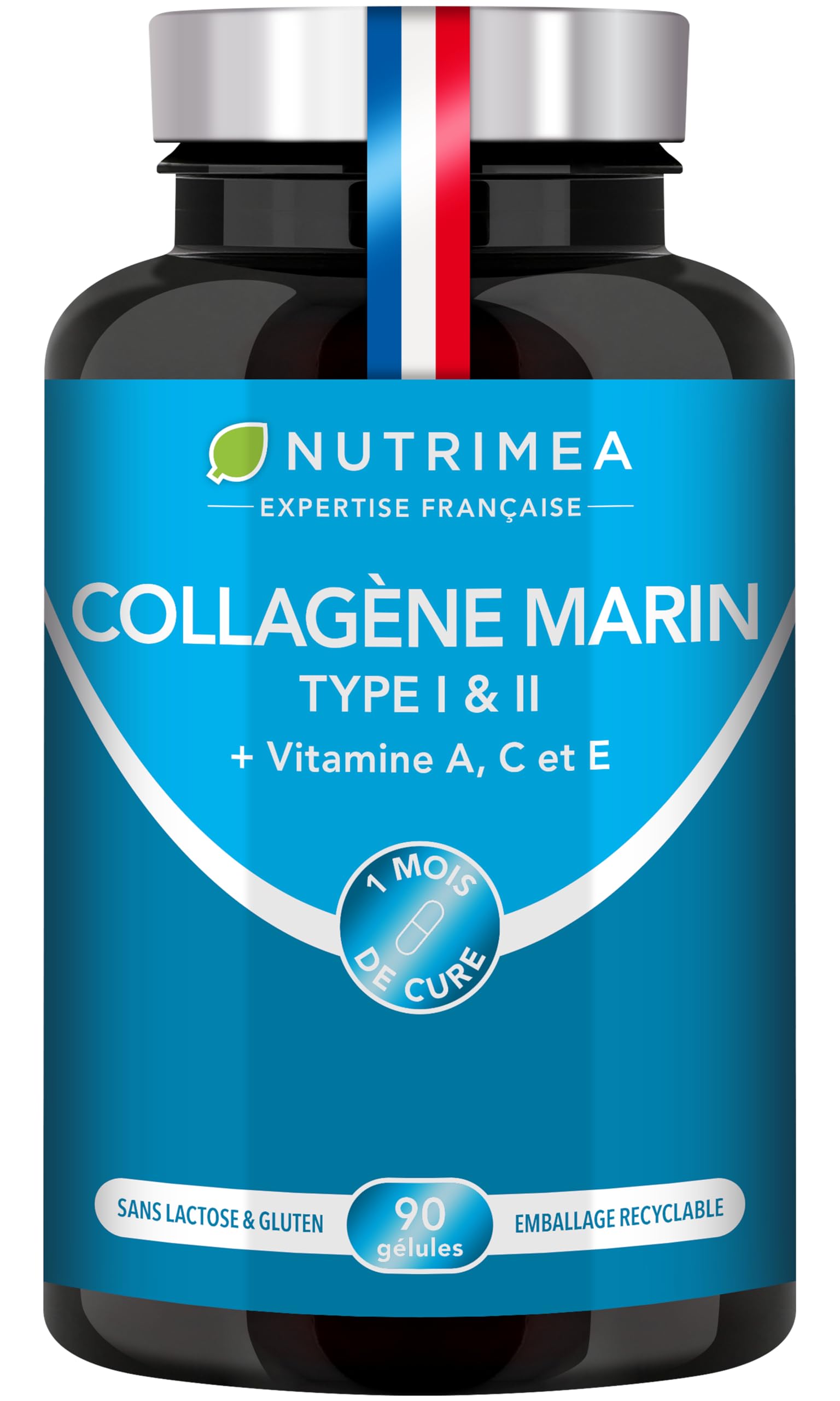 Collagene Marin | Types 1 & 2 Brevetés | Vitamines A, C & E Végétales