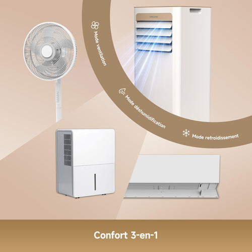 DREAME P-Wind10 Climatiseur mobile 3-en-1 9000 BTU