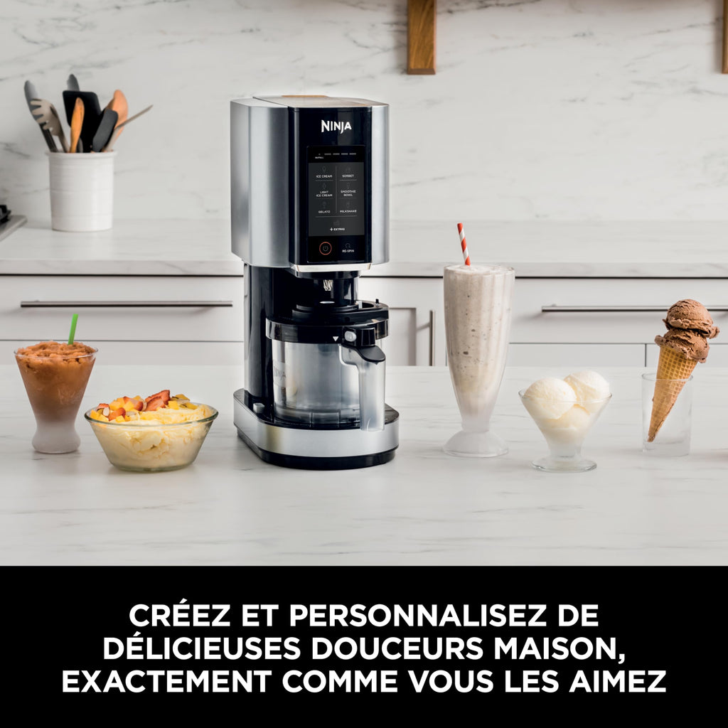 Ninja CREAMi machine à crème glacée et à desserts glacés NC302EU
