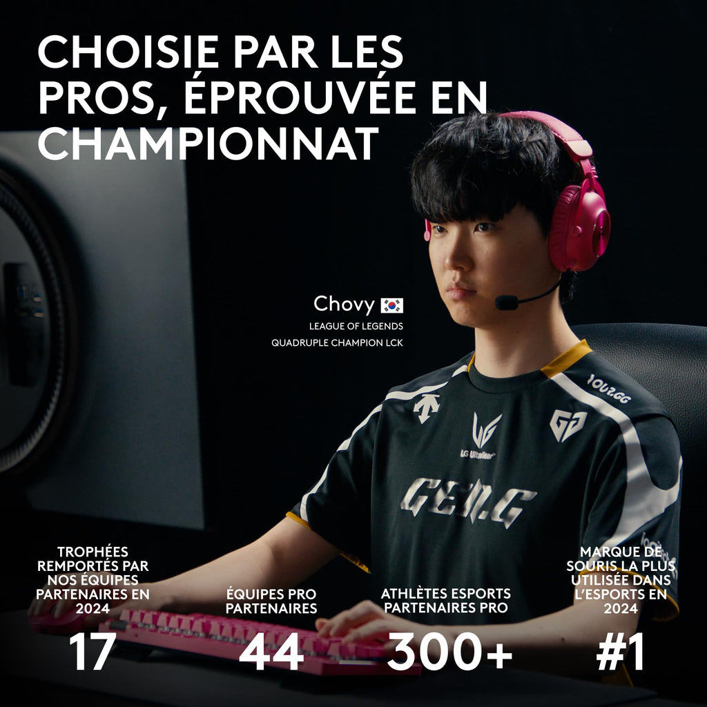 Logitech G PRO X SUPERLIGHT 2, souris gaming sans fil