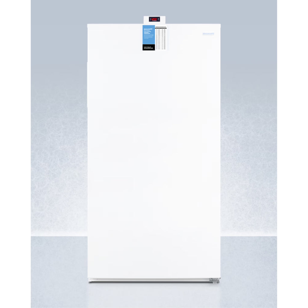 Upright 22 cu.ft. all-freezer with icemaker in white