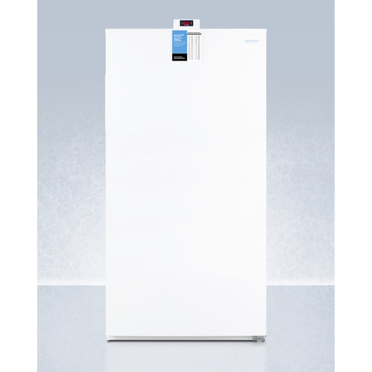 Upright 22 cu.ft. all-freezer with icemaker in white