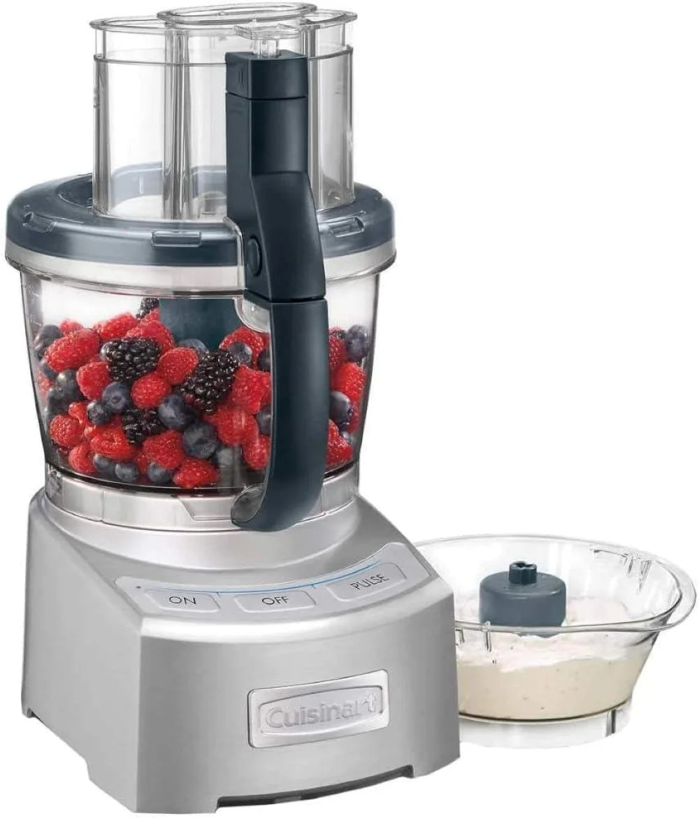Restored Cuisinart CFP-24DCNPC Elite Collection 12 Cup Food Processor, Die Cast with Stainless Blades (Refurbished)