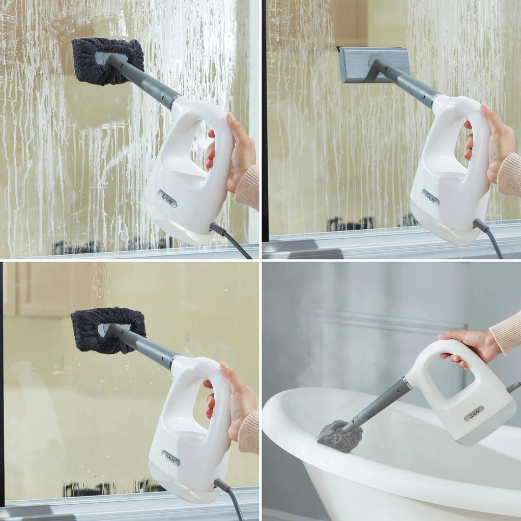 SALAV? CS-100 CleanSteam Compact Steam Cleaner, White