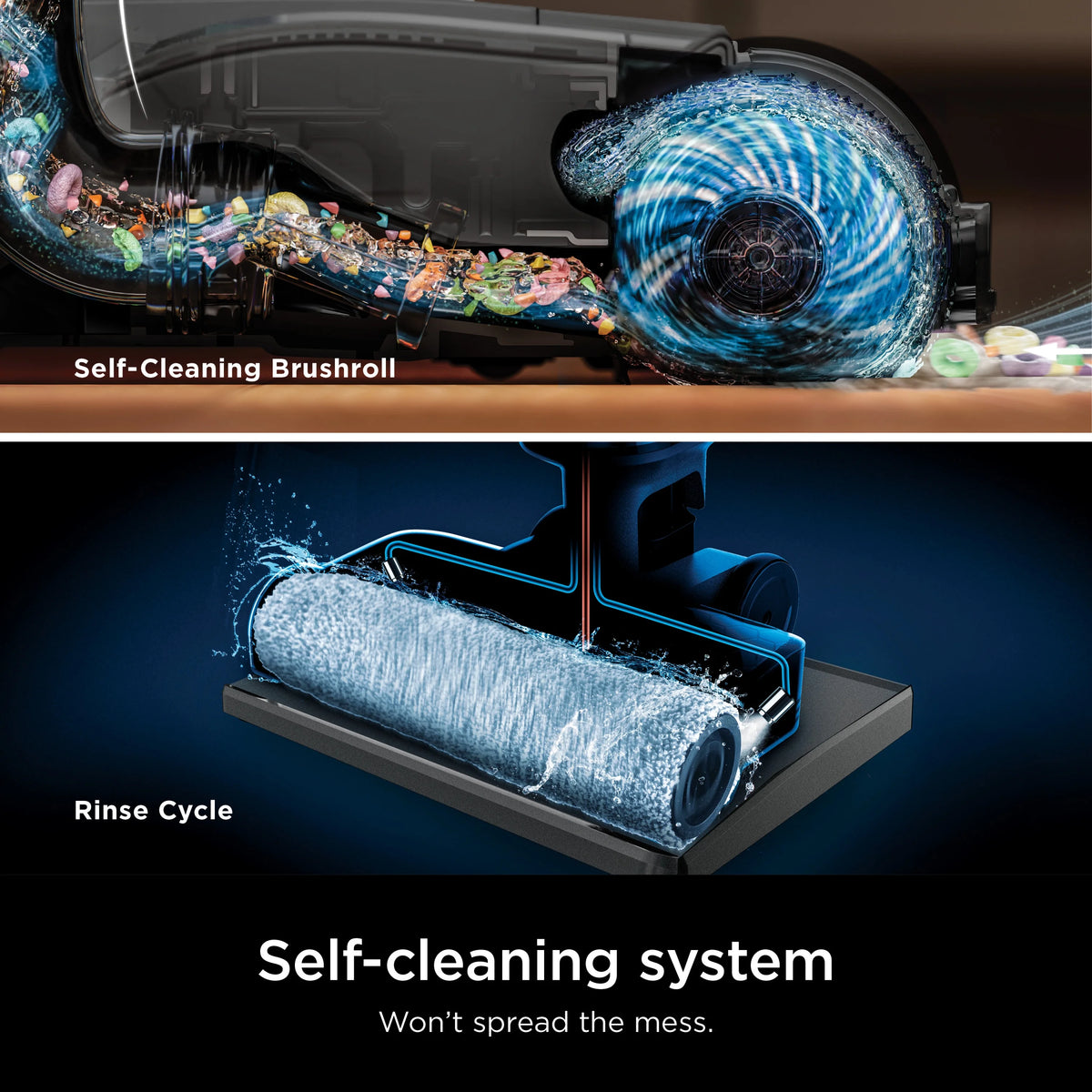 Shark HydroVac MessMaster Wet Dry Corded Vacuum Cleaner, 3-in-1 Multi-Surface Vacuum Mop & Self-Cleaning System, Lightweight, Powerful Suction, for Hard Floors & Area Rugs, WD160