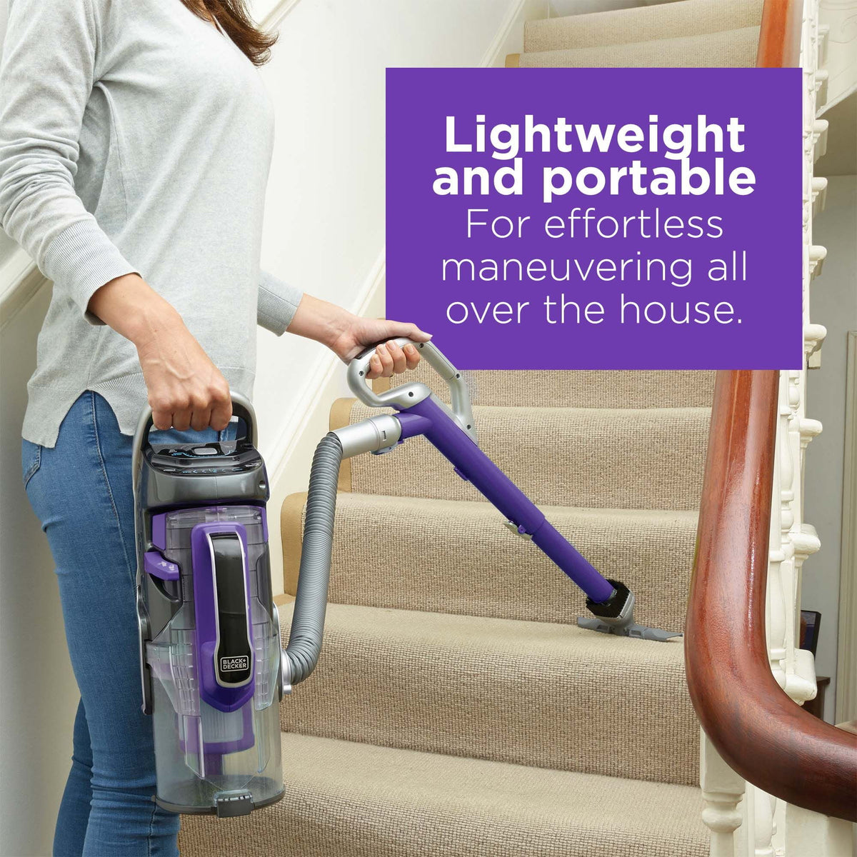 BLACK+DECKER  20V Cordless Upright Vacuum, (HCUA525JPK)