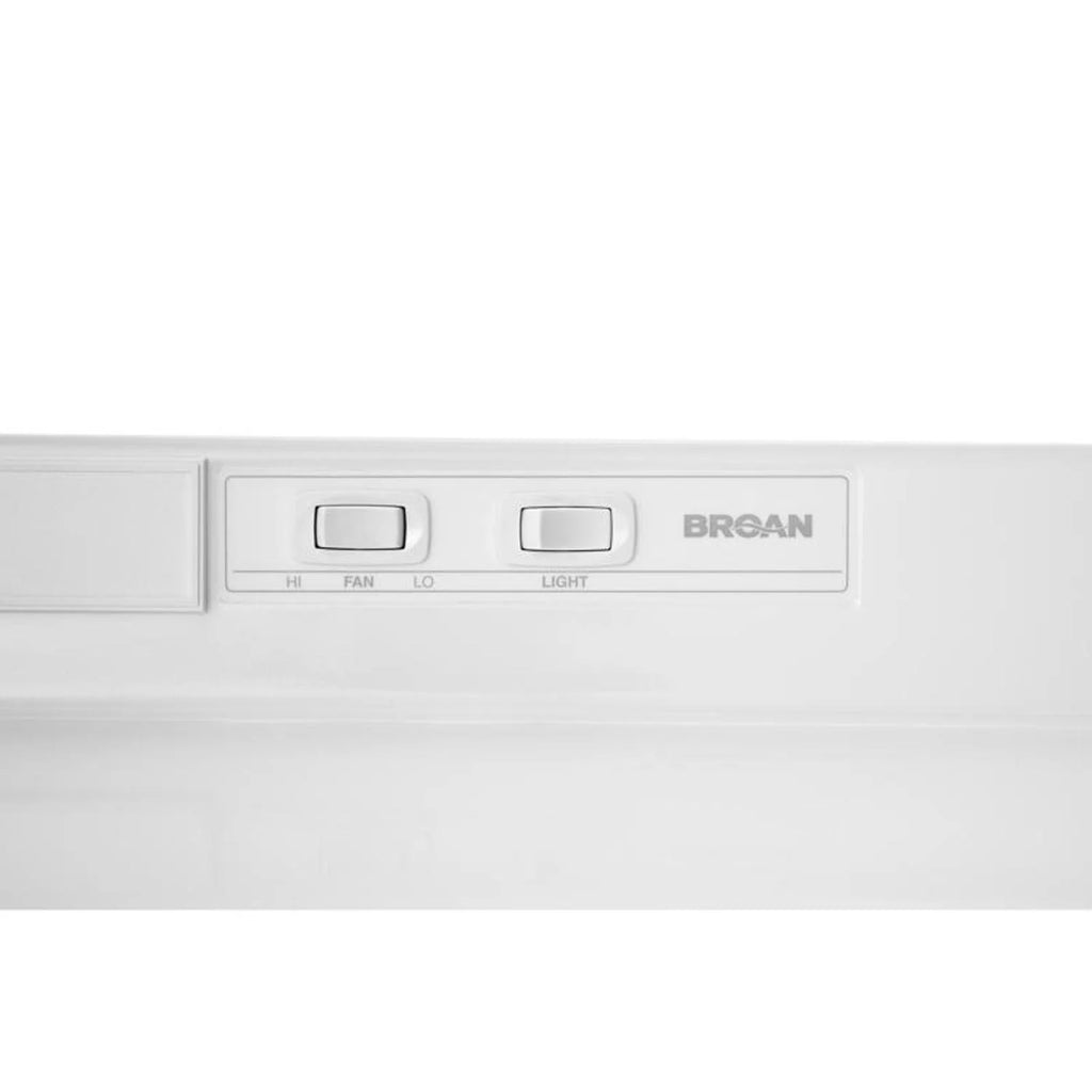 Broan 30-Inch Convertible Under-Cabinet Range Hood, 160 CFM, Black