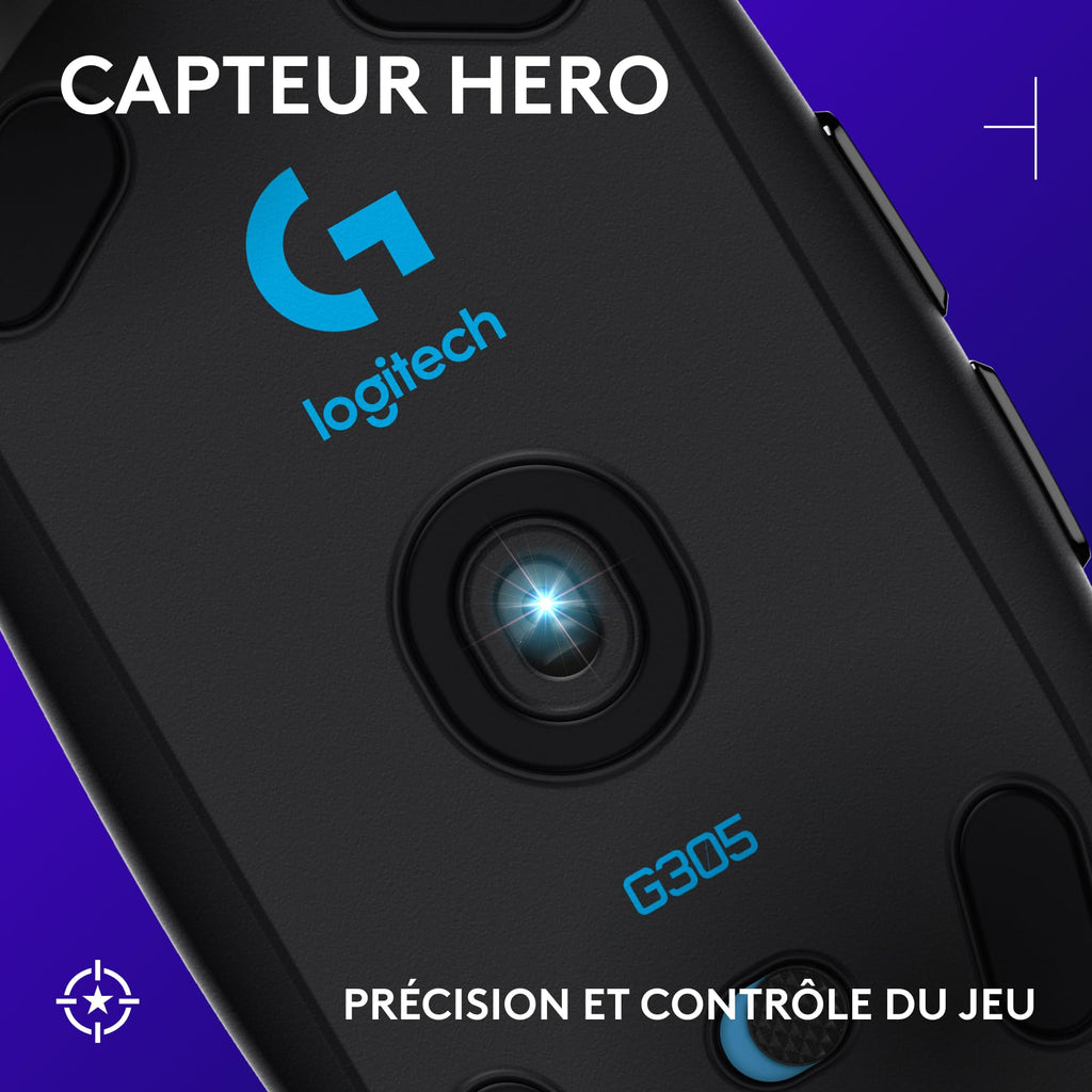 Logitech G G305 LIGHTSPEED Souris Gamer sans Fil