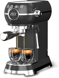 HBN Espresso Machine, 20 Bar Professional Espresso Maker with Milk Frother Steam Wand, Compact Coffee Machine with 27oz Removable Water Tank for Cappuccino, Latte, Americano