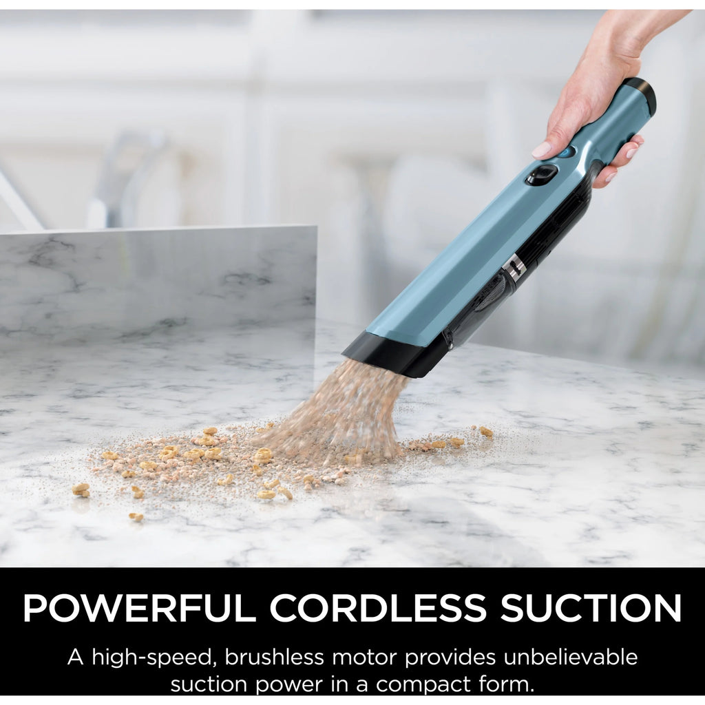 Shark Cordless Handheld Vacuum , Wandvac, for Pet Hair, Carpet & Car, Powerful suction, high speed brushless motor, ultralight weight, with easy emptying and charging dock, WV200, Graphite