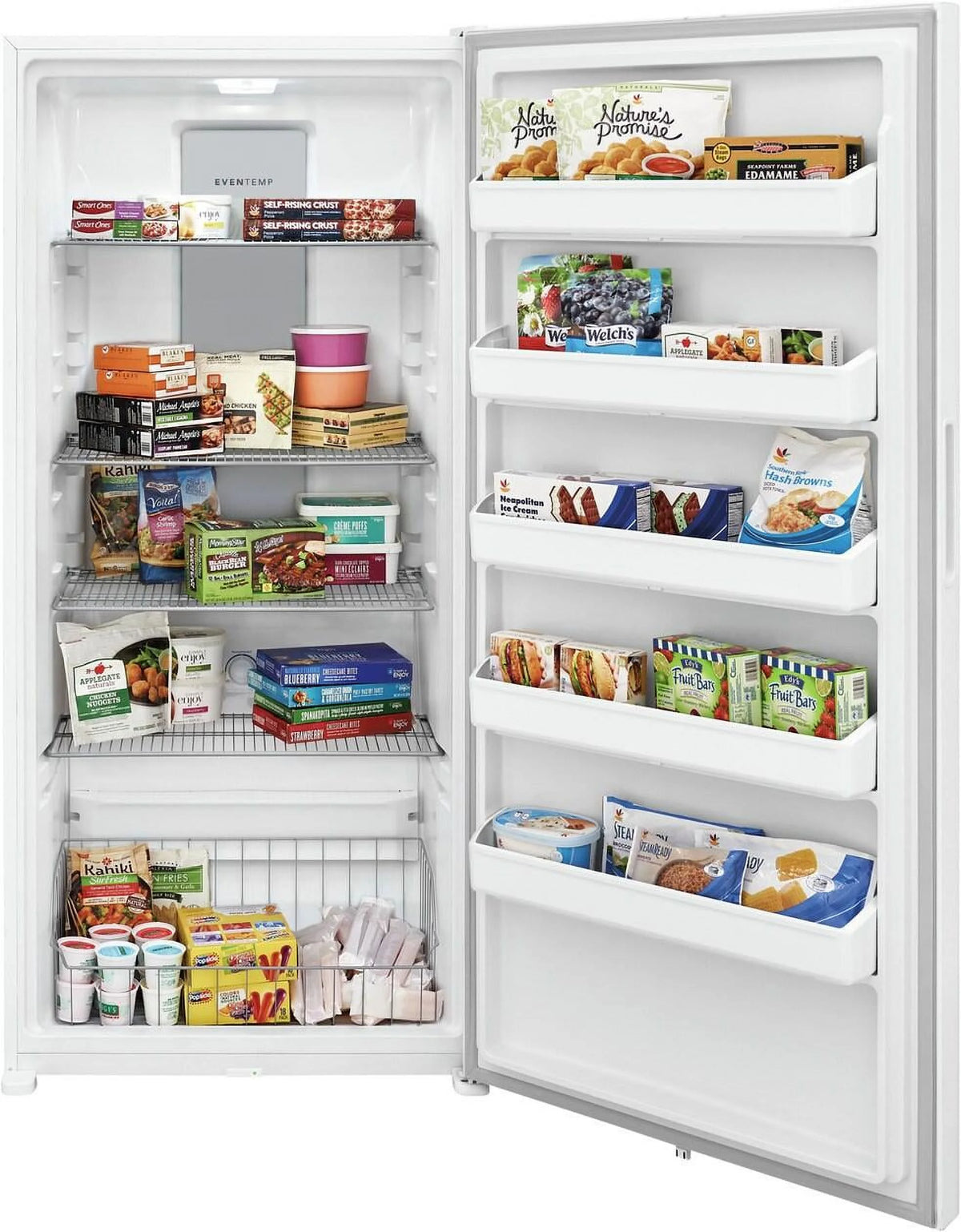Frigidaire FFUE2022AW 20 Cu. Ft. Reversible Door Upright Freezers, Garage Ready, White