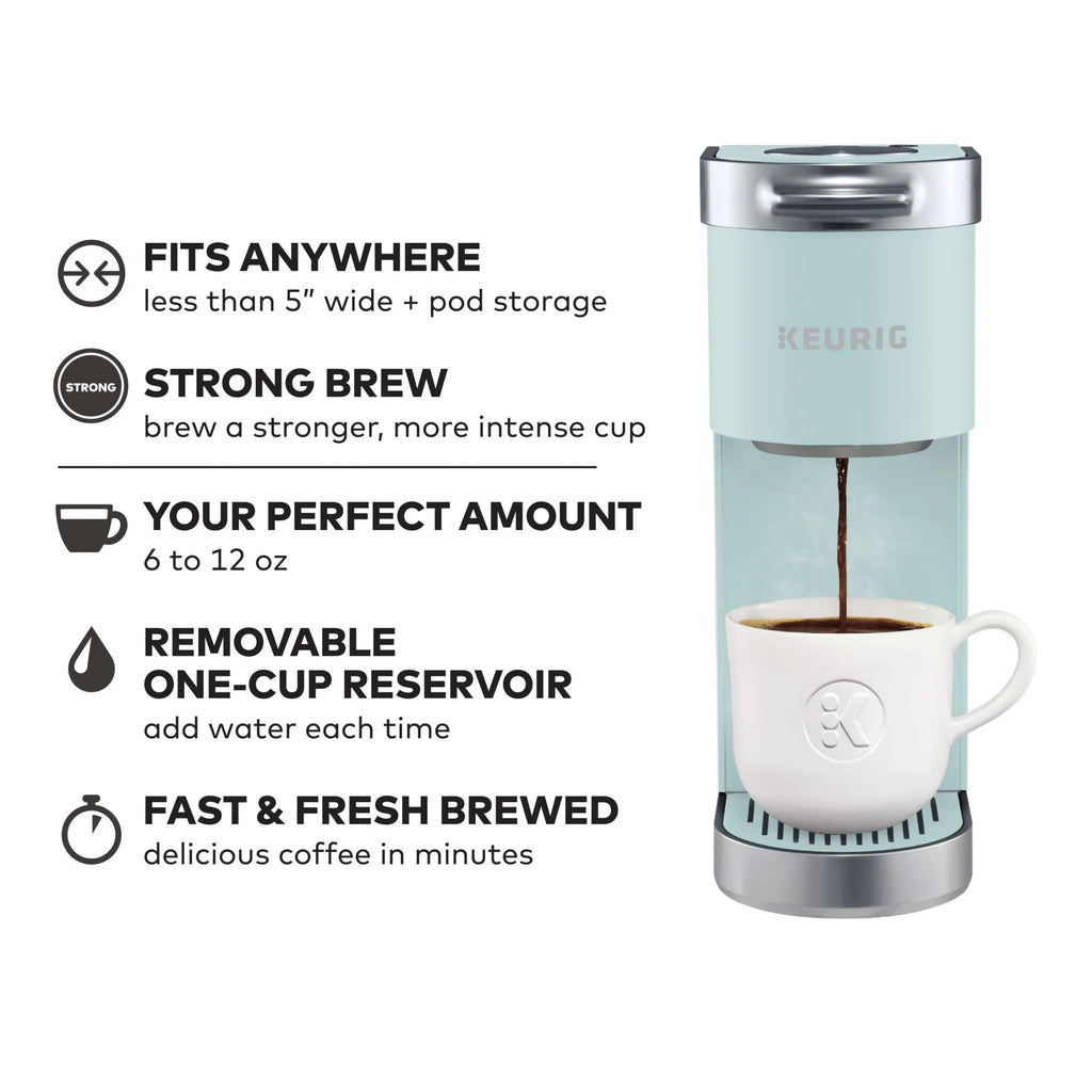 Keurig K-Mini Plus Single Serve K-Cup Pod Coffee Maker, Dusty Rose