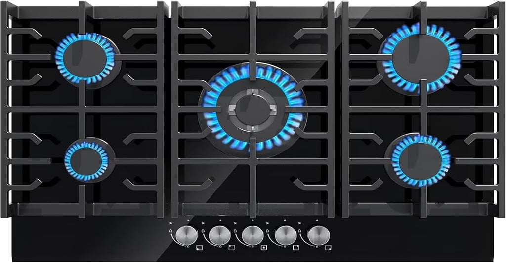 Homtone 30 Inch Electric Cooktop 4 Burners Built-in Electric Stovetop -Timer & Child Safety Lock