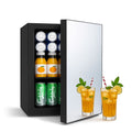 Dimedeal 0.9 Cu.Ft. Mini Beauty Refrigerator with Mirror Door, Black