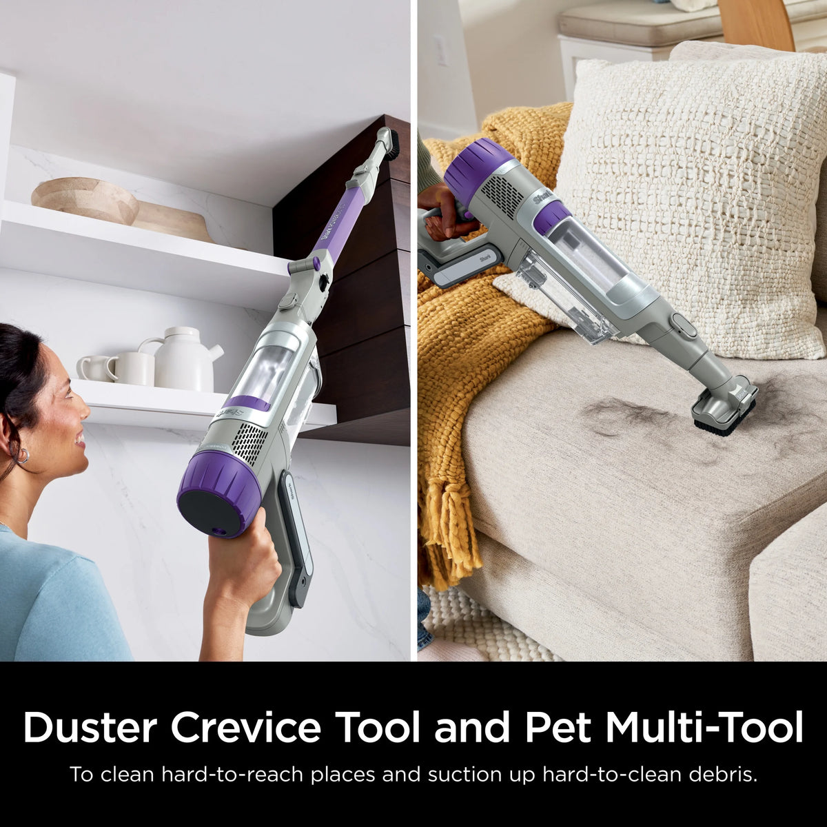 Shark PowerDetect Cordless Stick Vacuum, Multi-Surface, with DuoClean Detect Nozzle and MultiFLEX Wand, Up to 60 Mins Runtime, IP1250 Blue