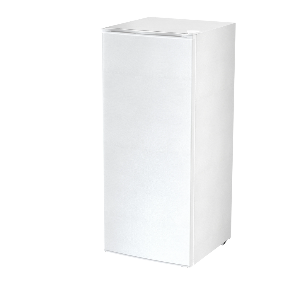 Auseo 7 Cu. ft. Upright Freezer with 4 fixed grid shelves, Space Saving, Adjustable Temperature Controls, Garage Ready deep Freezer, Manual Defrost, White