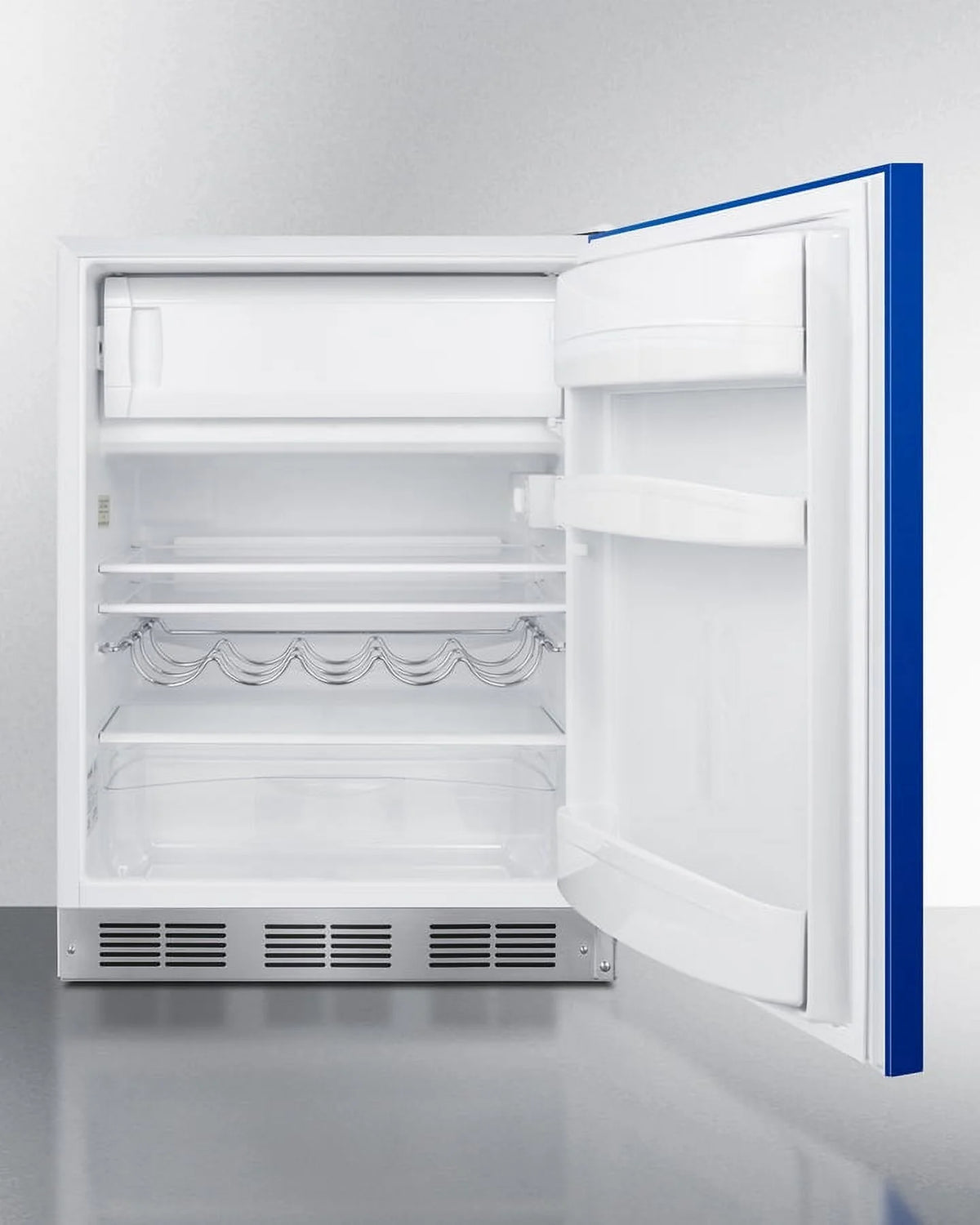 Summit Brf631bk 24 Inches Wide 5.1 Cu. Ft. Compact Refrigerator And Freezer Combo - Yellow