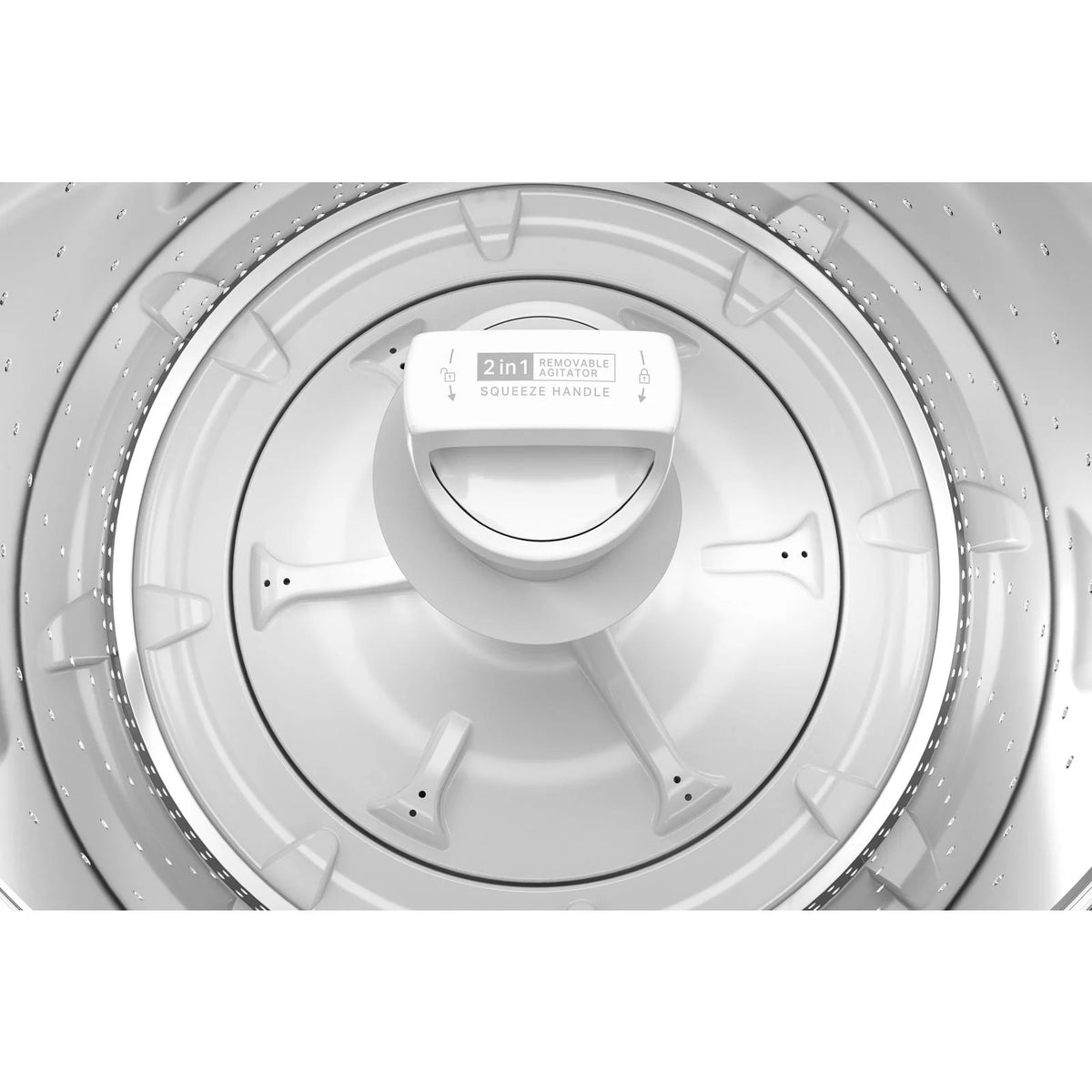 Whirlpool? Brand New WTW4957PW, 3.8-3.9 Cu. Ft. 2 in 1 Top Load Washer with Removable Agitator Capacity 3.8 Cu ft