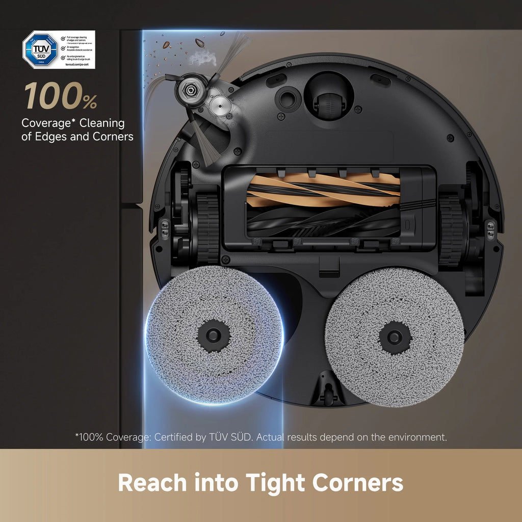 dreame L40 Ultra Robot Vacuum with Removable & Liftable Mop, Extendable & Liftable SideBrush, 11,000Pa Suction, 149a?? Mop & Washboard Self Cleaning, Auto-Empty, Auto Refill, Voice Control