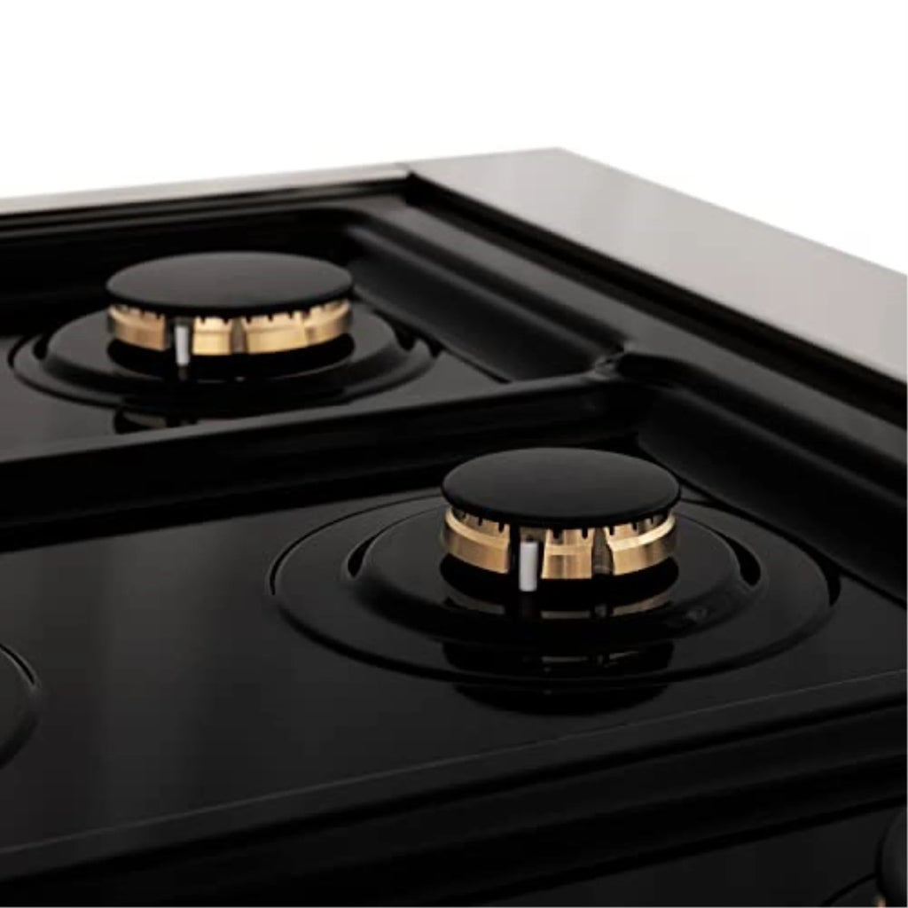 ZLINE 36 in. Autograph Edition Rangetop in Stainless Steel with Gold Accents (RTZ-36-G)