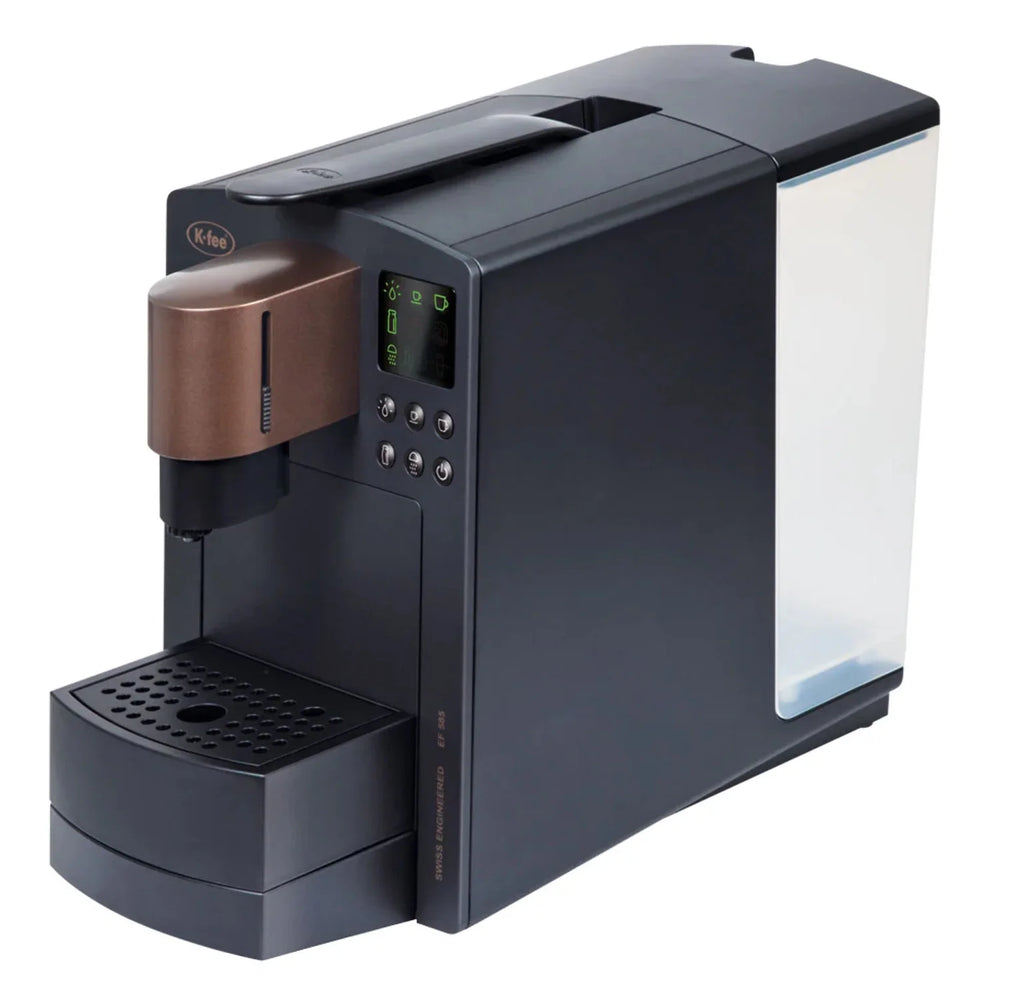 K-fee Grande 15-Bar, 1-Cup Black/Copper Espresso Machine