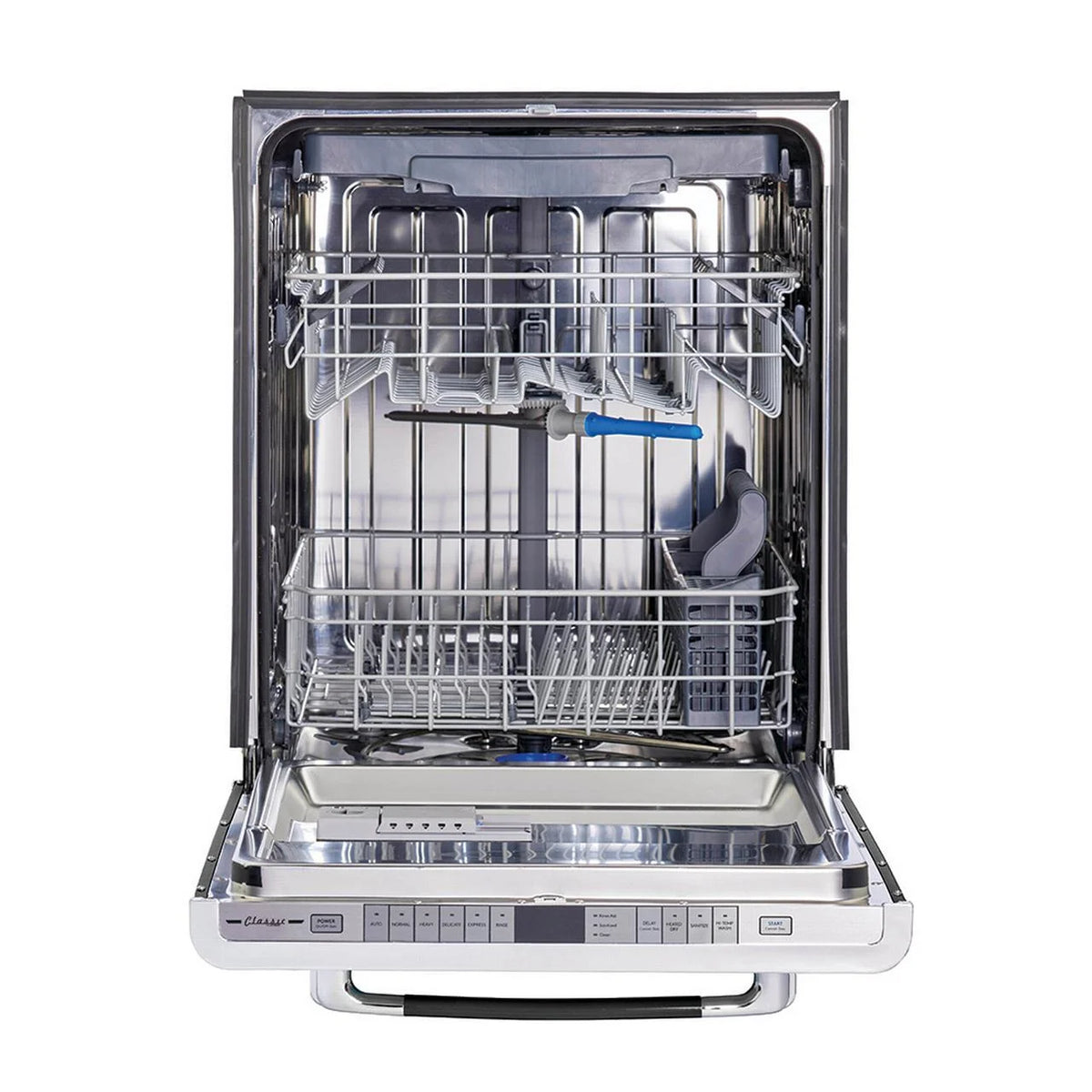 Unique Appliances Classic Retro 24" Built-in Dishwasher with Stainless Steel Tub and LED Lighting