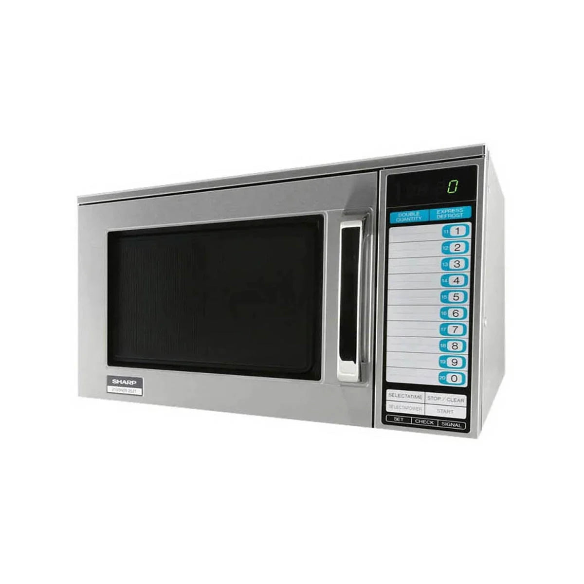 Sharp R-25JTF 2100W Heavy Duty Commercial Microwave Oven,Stainless Steel Door