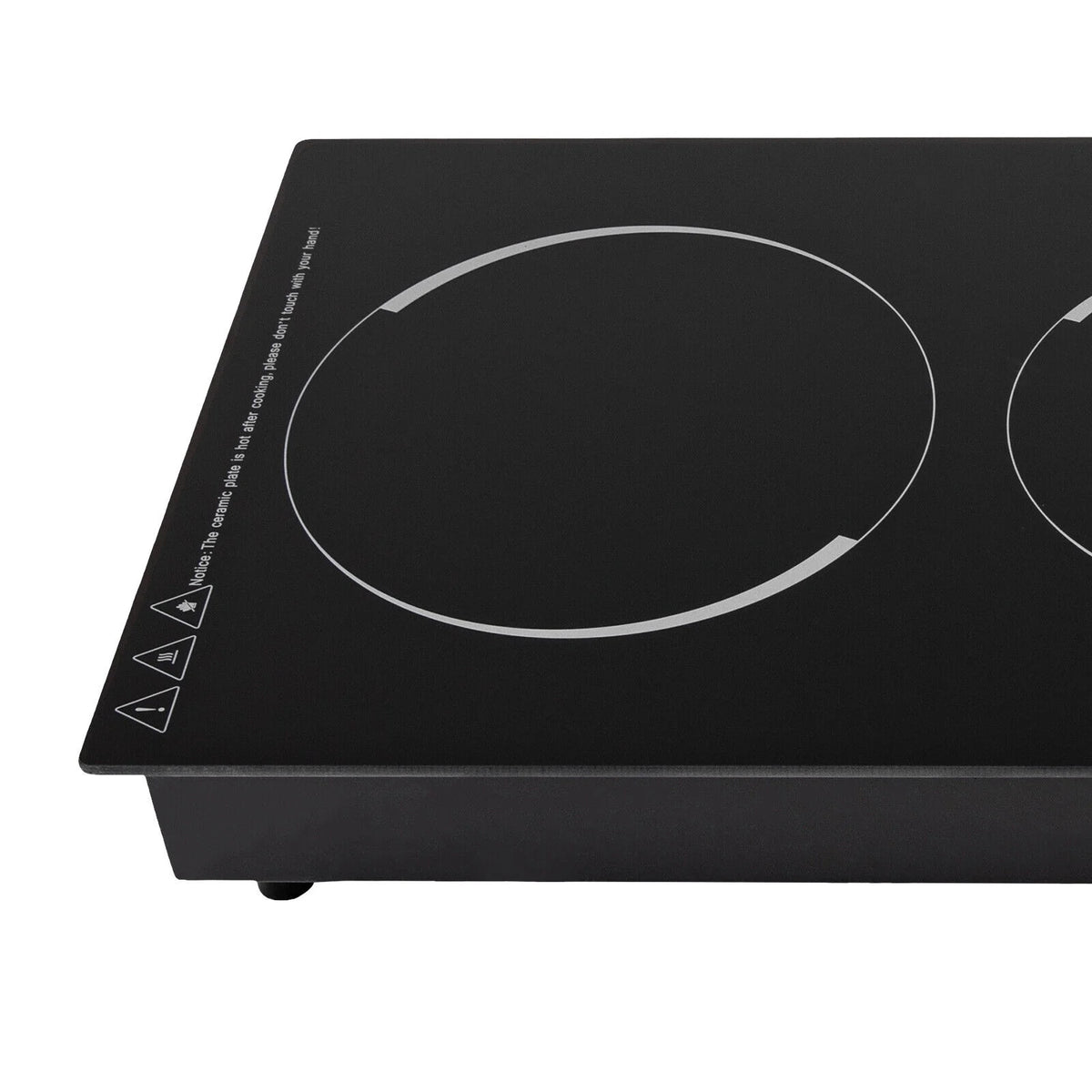 2100W Electric Induction Cooktop Stove Top 2-Burner Touch Control + Child Lock