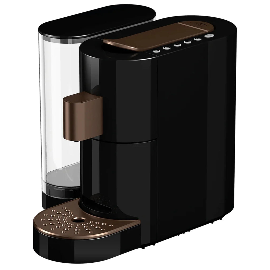K-fee? Twins II Single Serve Coffee and Espresso Machine (Black/Chrome) | Starbucks? Verismo* Compatible