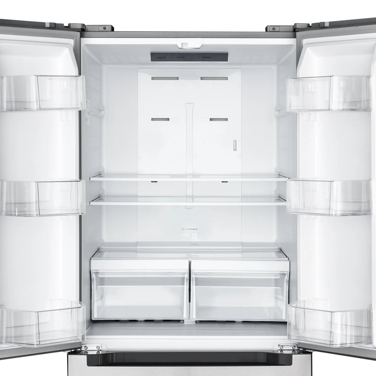 18.5 cu. ft. Stainless-Steel French Door Refrigerator in Silver, Auto Defrost, Energy Star, Digital Temperature Control