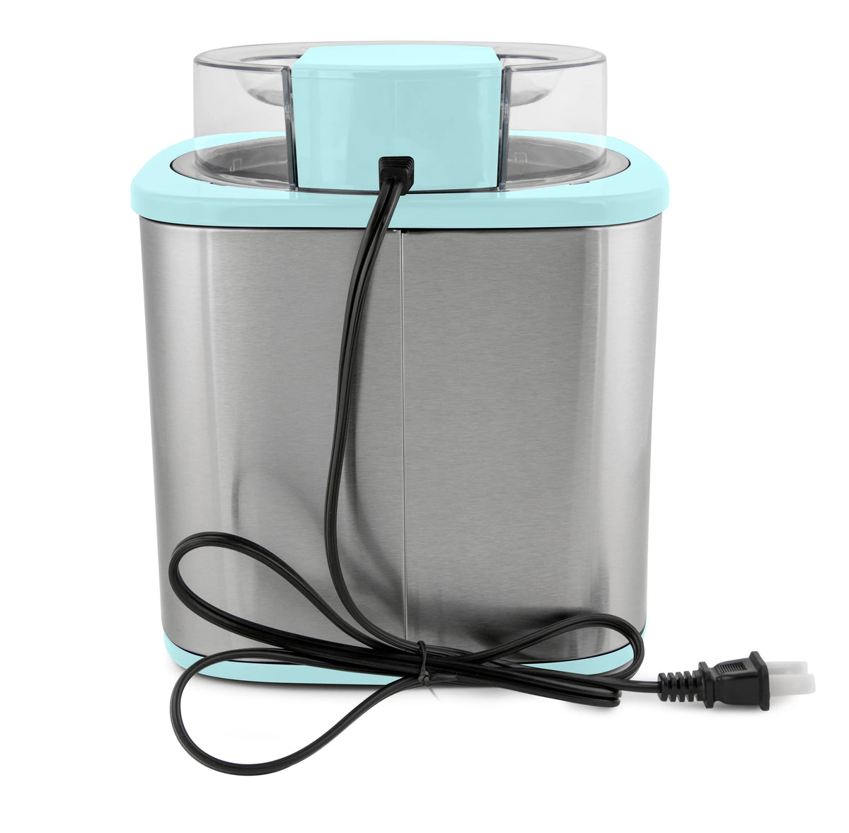 Nostalgia 2-Quart Electric Ice Cream Maker �C Make Homemade Ice Cream, Gelato, Sorbet & Frozen Yogurt �C No Salt/Ice Needed, Digital Controls, Mix-In Chute & Freezing Gel Canister �C Stainless Steel