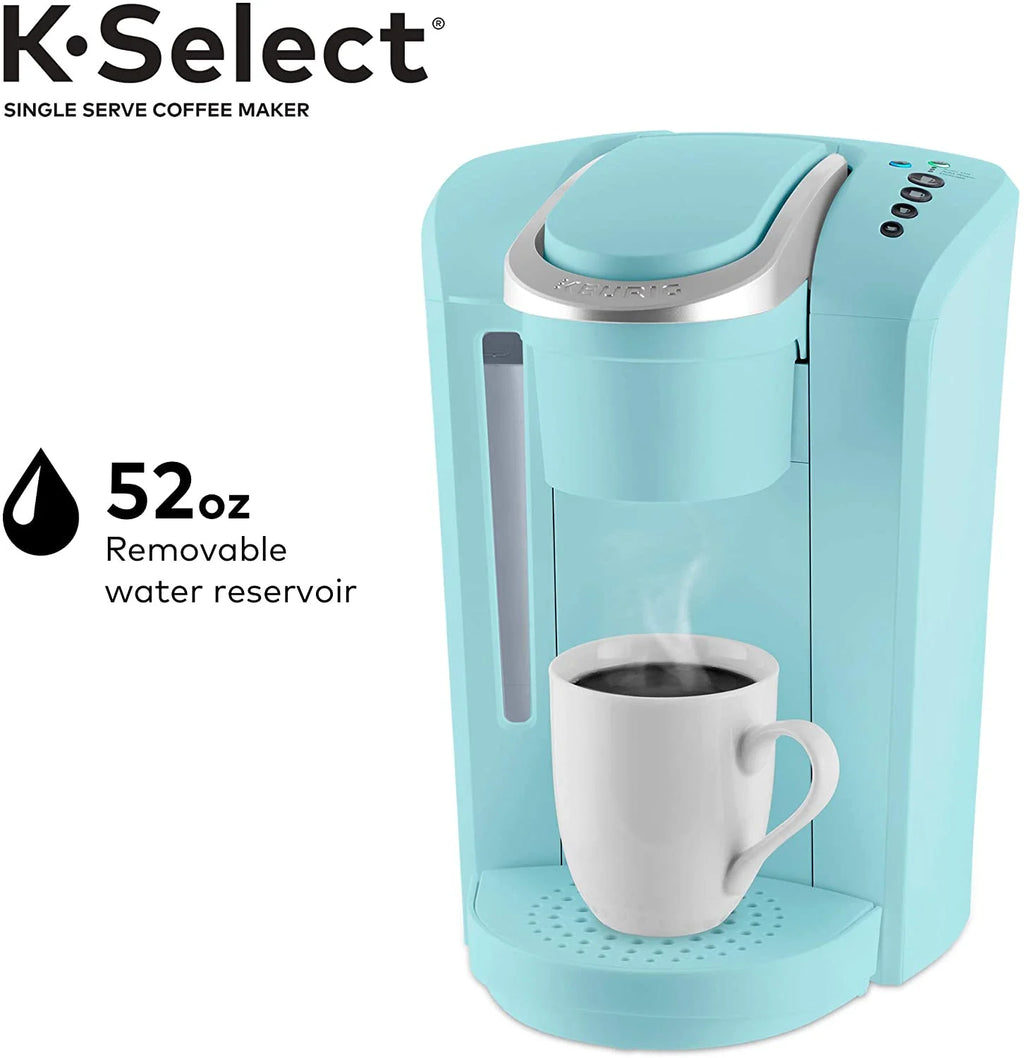 Keurig K-Select Coffee Maker, Single Serve K-Cup Pod Coffee Brewer, With Strength Control and Hot Water On Demand, Oasis