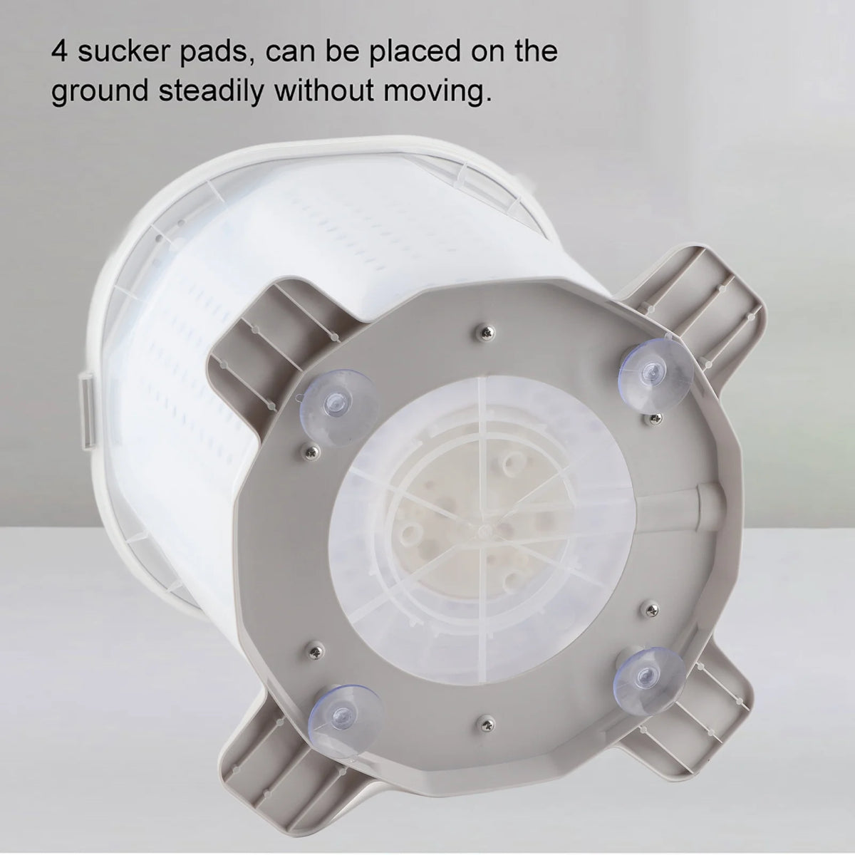 OHHANI Mini Manual Washing Machine Multifunctional ABS Material Detachable Dehydration Basket 1200rpm