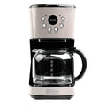 Open Box Haden Coffee Machine 12 Cup Programmable Drip CoffeeMaker Putty/Chrome