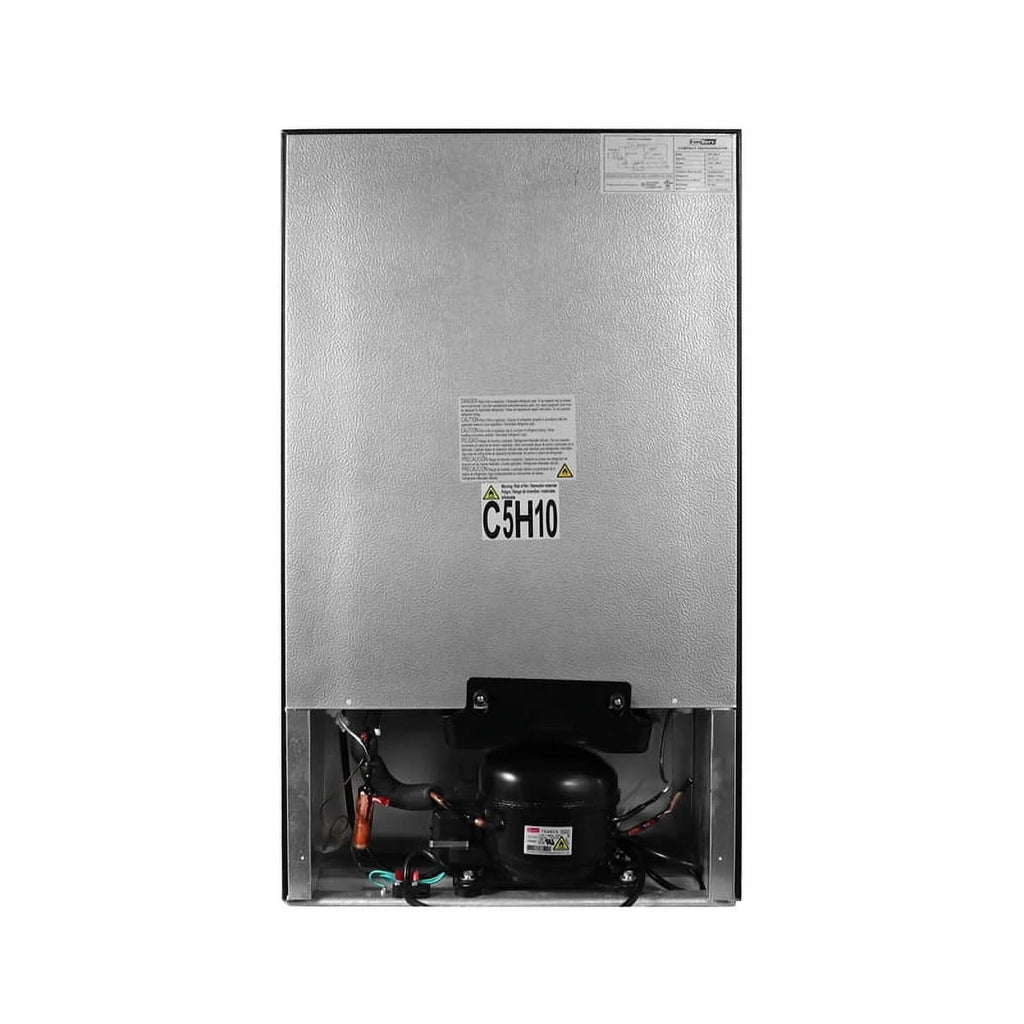 Conserv 19" BLACK Compact 2 Door Mini Refrigerator 3cf Reversible Door 110V
