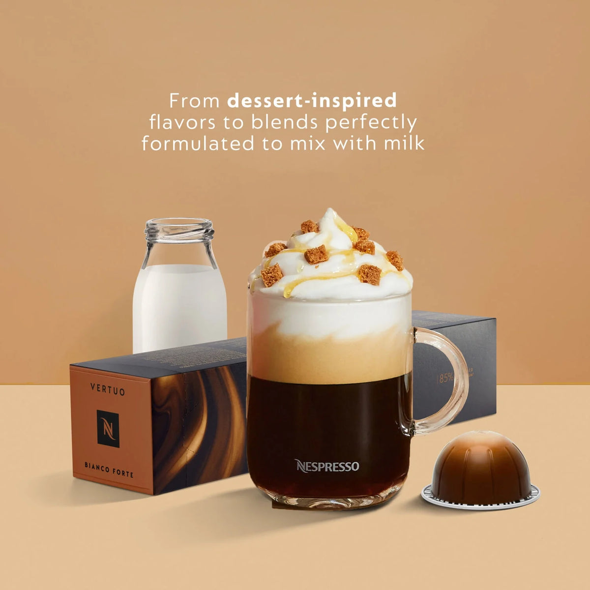 Breville Vertuo Next Coffee and Espresso Maker in Light Gray plus Aeroccino3 Milk Frother in Black
